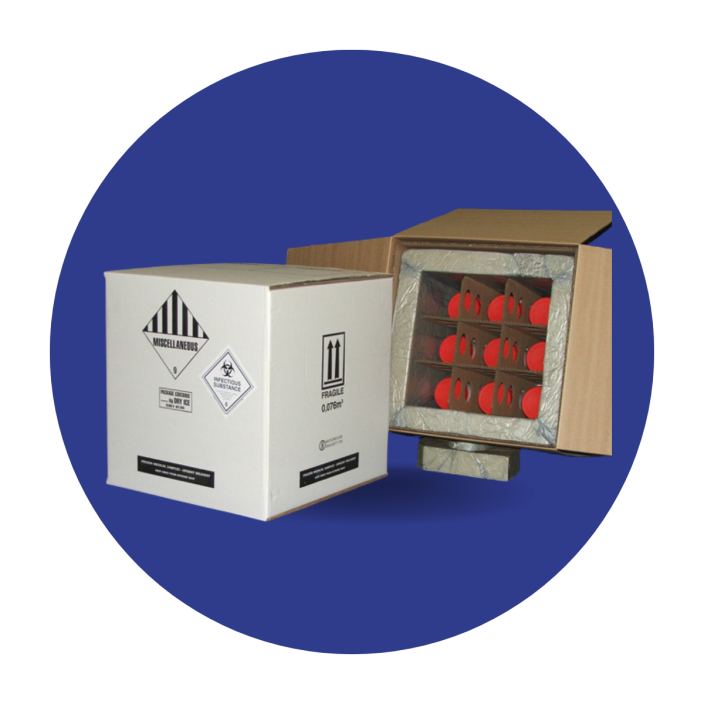 frozen infectious box